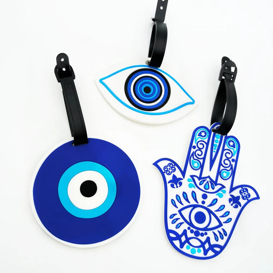 Evil Eye Luggage Tag