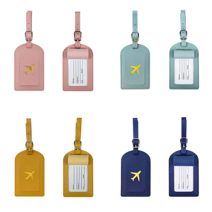 PU Leather Luggage Tag