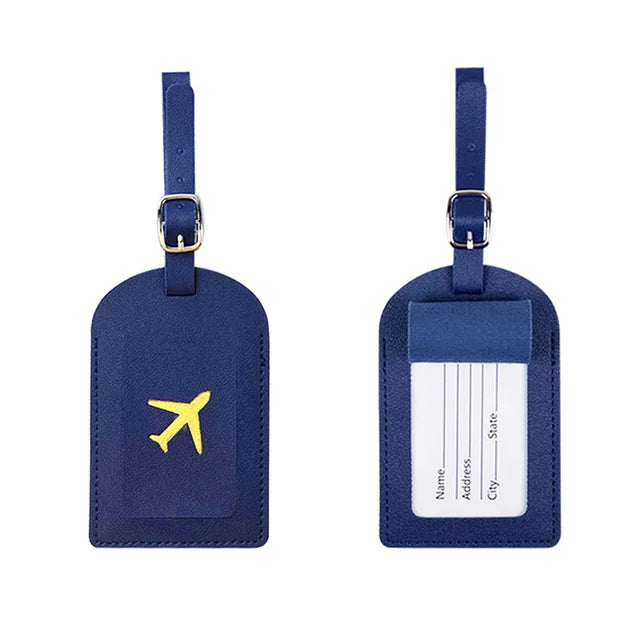 PU Leather Luggage Tag