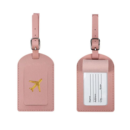 PU Leather Luggage Tag