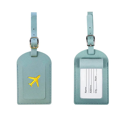 PU Leather Luggage Tag