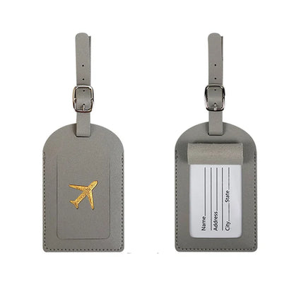 PU Leather Luggage Tag