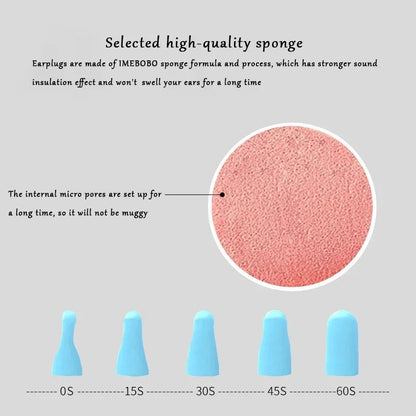 Earplugs, High Quality Sponge with Case